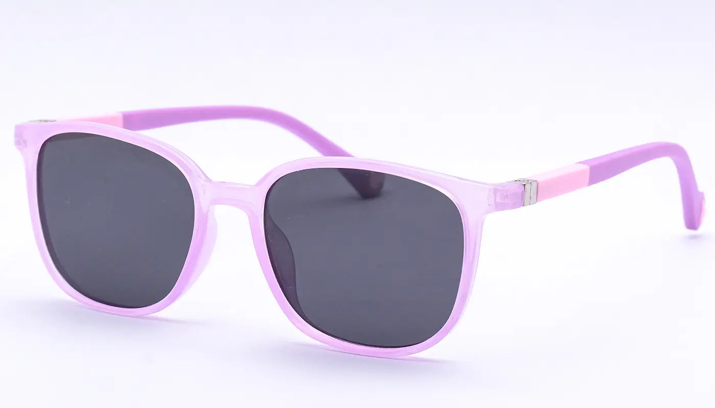 نظارة شمس أطفال خامة تي ار مع عدسات بلوريزد للحماية من اشعة الشمس فوق البنفسجية ( لون روز )