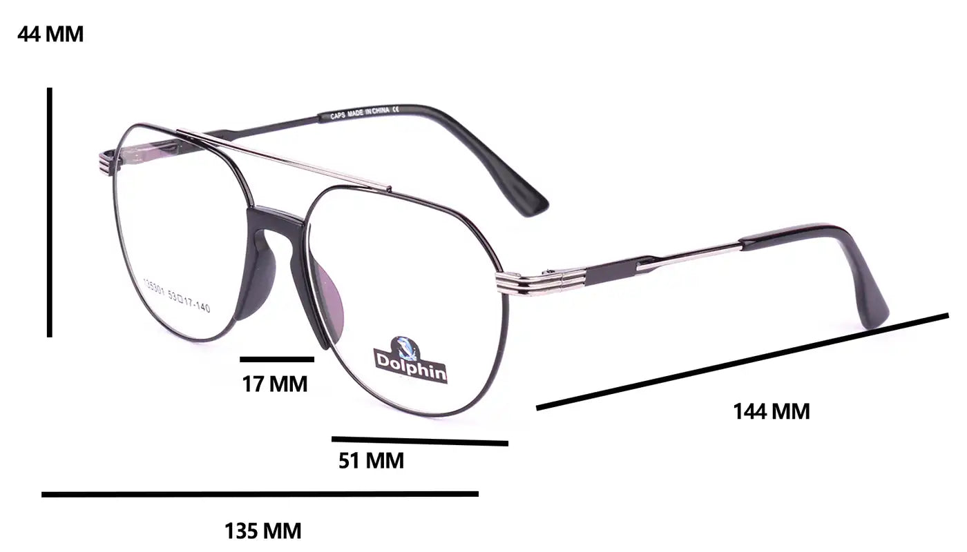 نظارات طبية شبابي فاشون ــ مع الجراب والمنديل الاصلي