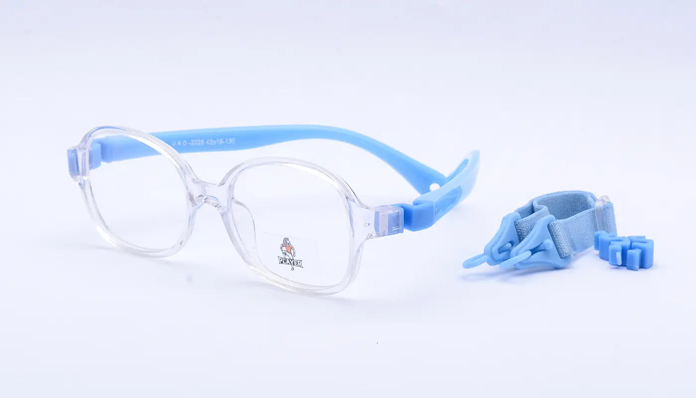 نظارات أطفال سيليكون خامة مميزة شفاف × سماوي ــ من بلاير موديل 10202910