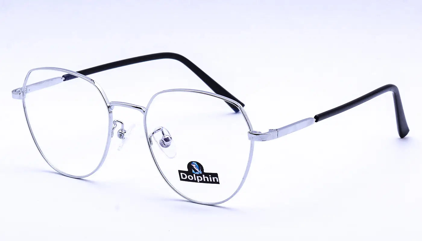 نظارة طبية فاشون للجنسين ــ خامة مميزة فضي