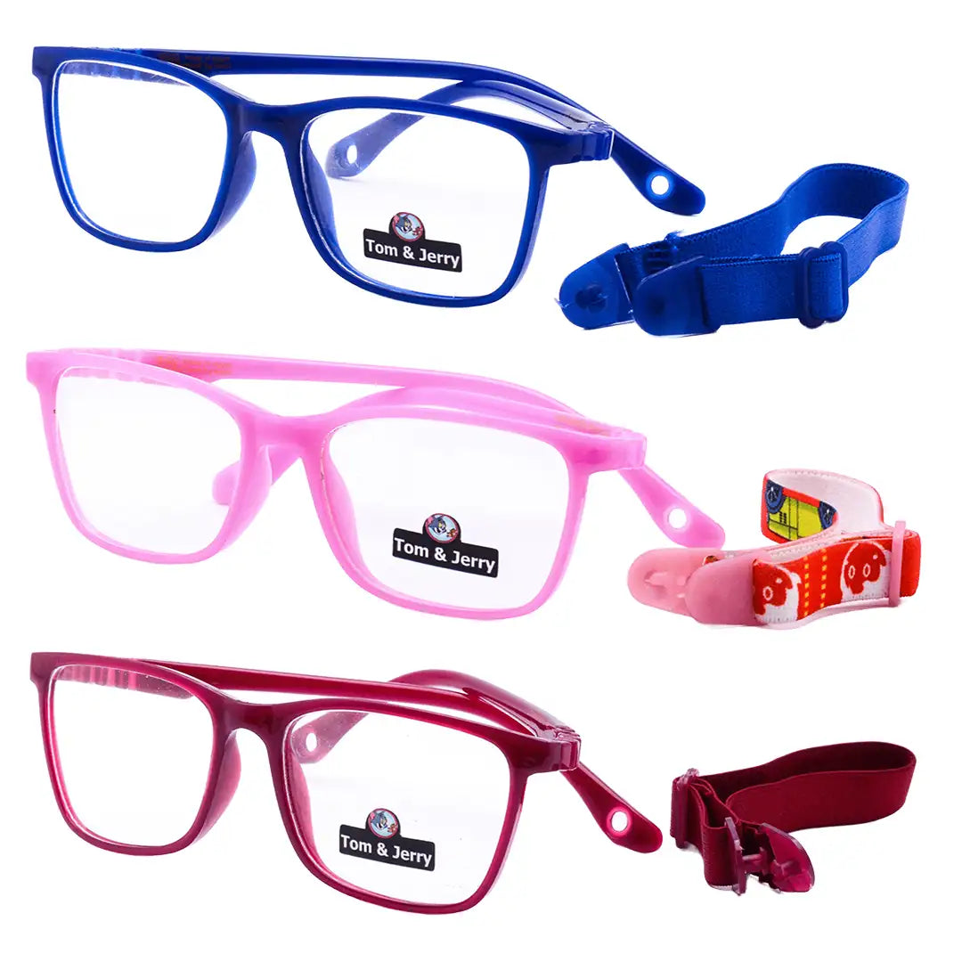 ثلاث نظارات طبية سيليكون اطفال خامة مميزة ــ بالوان رائعة