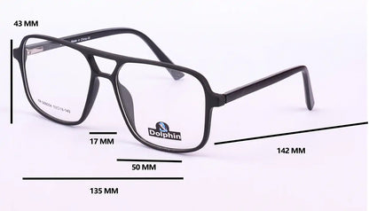 نظارات طبية شبابي دوبل بريدج فاشون ــ خامة استيت مميزة
