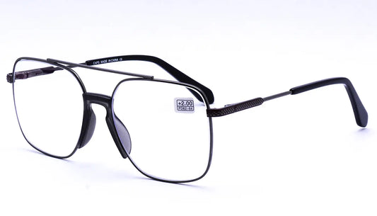 نظارات قراءة خامة مميزة للرجال ــ هاند ميد ــ بالجراب والمنديل الاصلي