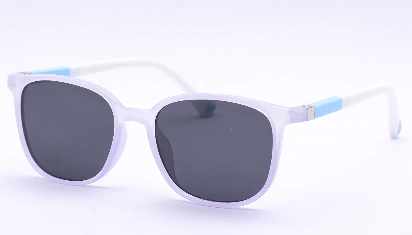 نظارة شمس أطفال خامة تي ار مع عدسات بلوريزد للحماية من اشعة الشمس فوق البنفسجية ( لون شفاف ) (Copy) (Copy)