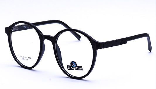 نظارات بيضاوي خامة  تي ار باللون الاسود ــ موديل 2111