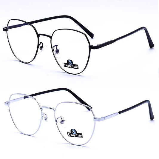 نظارتين طبية خامة مميزة ــ بالوان رائعة فضي ، اسود