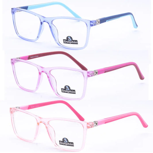 ثلاث نظارات طبية أطفال بخامة مميزةوالوان رائعة  ــ بدراع يفتح 180 درجة